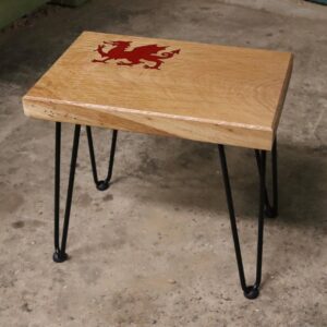 Side Table With A Design