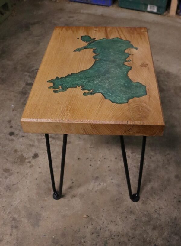 Side Table With A Design - Image 2