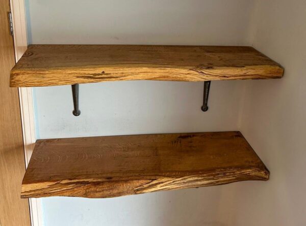 Live Edge Oak Shelves - Image 2